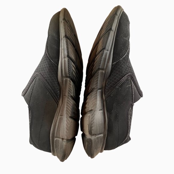 Skechers Mens Size 10 US Slip-On Casual Shoes Black Mesh Lightweight Durable - Picture 6 of 12